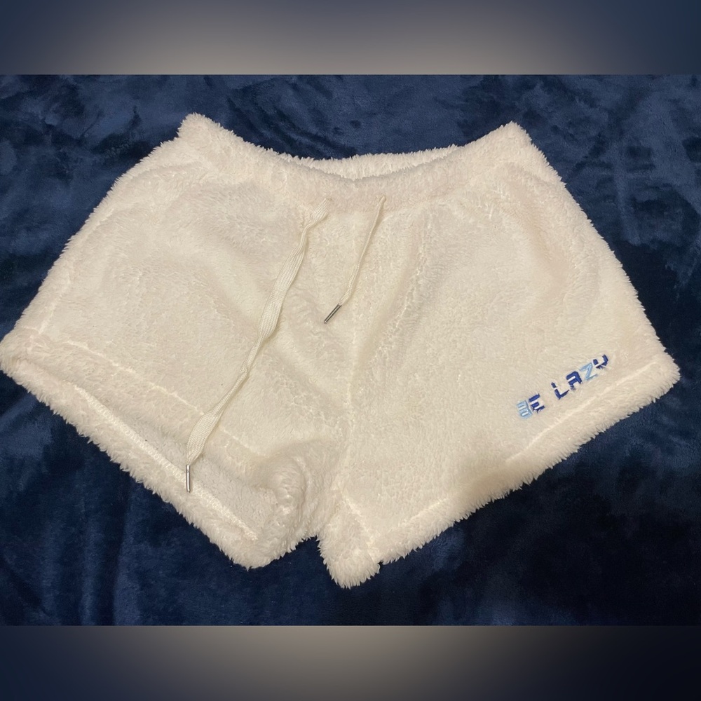 Women’s fuzzy cozy shorts
